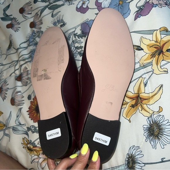 J.Crew Cecile Smoking Slippers in Leather - Picture 9 of 10